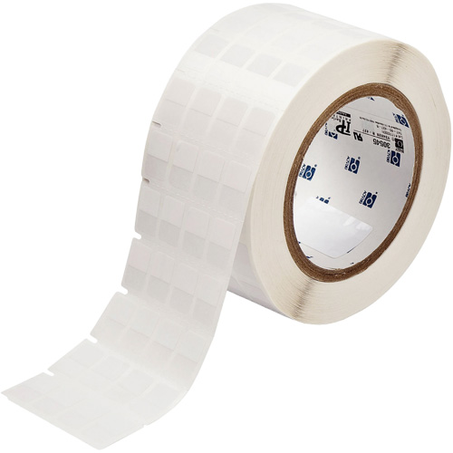 &eacute;tiquettes autoplastifiantes pour c&acirc;bles & fils de s&eacute;rie Core, Vinyle, 0,5" lo x 0,75" h, Transparent Planification Entrepots Molloy