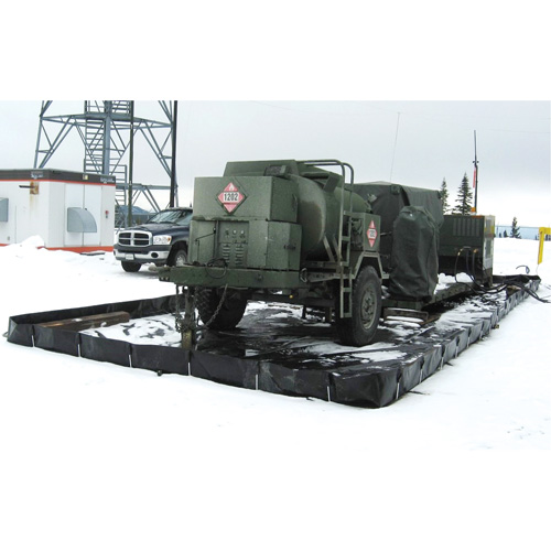 Barres L-Rod Insta-Berm, Capacit&eacute; 748 gal. US, 10' la x 10' lo x 12" h, Support en L Planification Entrepots Molloy