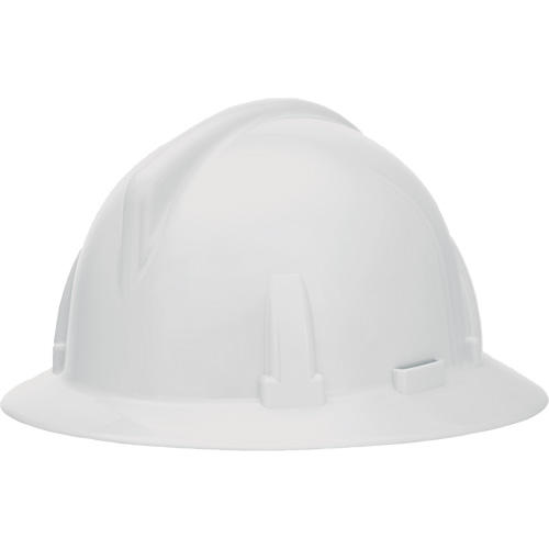 Casque de s&eacute;curit&eacute; &agrave; bordure compl&egrave;te, R&eacute;pond aux normes CSA type 1, Suspension Rochet, Non ventil&eacute; Planification Entrepots Molloy