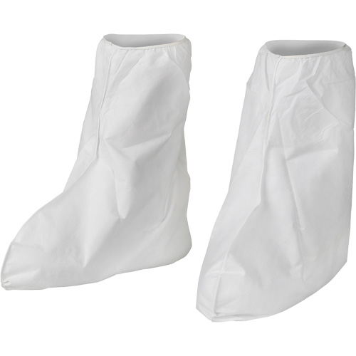 Couvre-botte jetable KleenGuard A40, Taille unique, Microporeux, Blanc Planification Entrepots Molloy