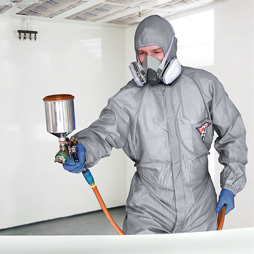 ProPlus Gard Protective Coveralls, Nylon, Large, Grey Planification Entrepots Molloy