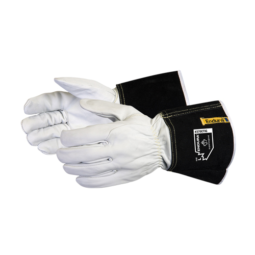 Gants de soudage Endura, Cuir fleur de ch&egrave;vre, Taille Petit Planification Entrepots Molloy