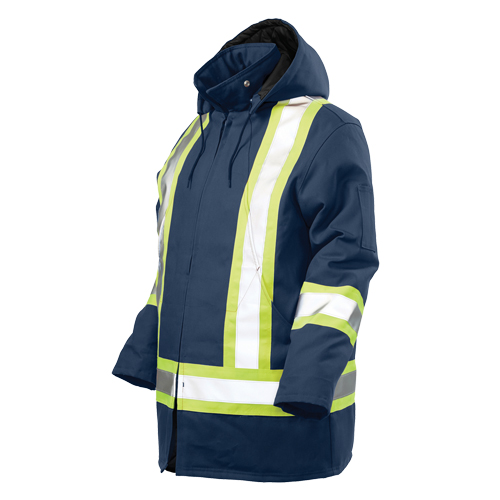 Parka de s&eacute;curit&eacute;, Bleu marine, Grand Planification Entrepots Molloy