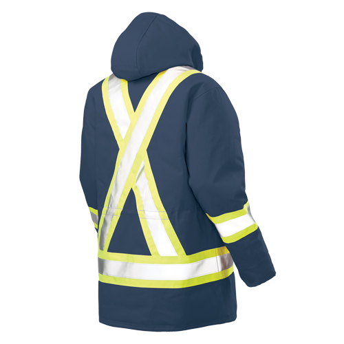 Parka de s&eacute;curit&eacute;, Bleu marine, Grand Planification Entrepots Molloy