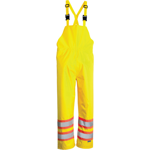 Salopette Open Road, Polyester, Petit, Jaune lime haute visibilit&eacute; Planification Entrepots Molloy