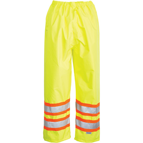 Pantalons avec taille &eacute;lastique Open Road, Polyester, Petit, Jaune lime haute visibilit&eacute; Planification Entrepots Molloy