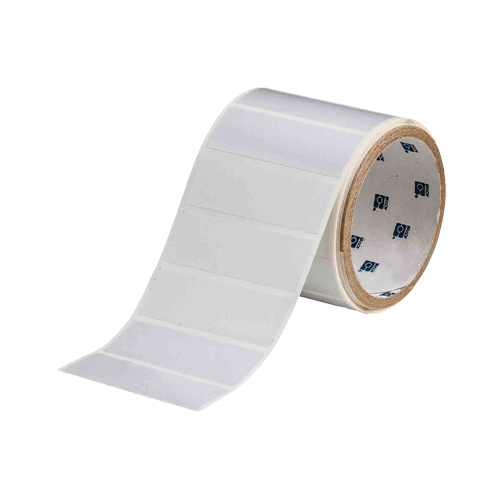 &eacute;tiquettes imprimables ToughBond &agrave; transfert thermique, Polyester, 3" lo x 1" h, Blanc Planification Entrepots Molloy