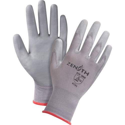 DMF-Free Coated Gloves, 7/Small, Polyurethane Coating, 15 Gauge, Nylon Shell Planification Entrepots Molloy