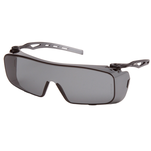 Cappture OTG Safety Glasses, Grey/Smoke Lens, Anti-Fog, ANSI Z87+/Meets/Exceeds CSA Z94.3 Planification Entrepots Molloy