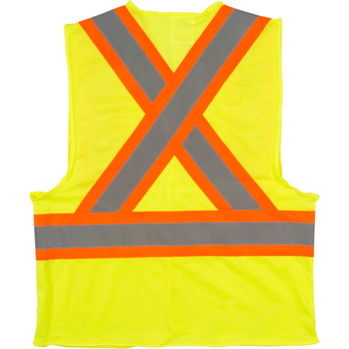 Veste de s&eacute;curit&eacute; pour la circulation, Jaune lime haute visibilit&eacute;, Moyen, Polyester Planification Entrepots Molloy