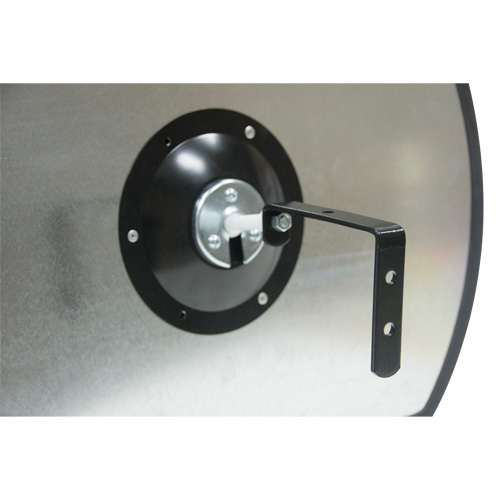 Roundtangular Convex Mirror with Bracket, 24" H x 36" W, Indoor/Outdoor Planification Entrepots Molloy