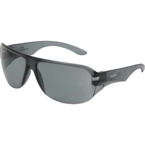 Lunettes de s&eacute;curit&eacute; s&eacute;rie Z2800, Lentille Grise/fum&eacute;e, Anti-&eacute;gratignures, ANSI Z87+/R&eacute;pond ou surpasse la norme CSA Z94.3 Planification Entrepots Molloy
