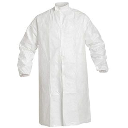 Lab Coat, Tyvek&reg; IsoClean&reg;, White, Small Planification Entrepots Molloy