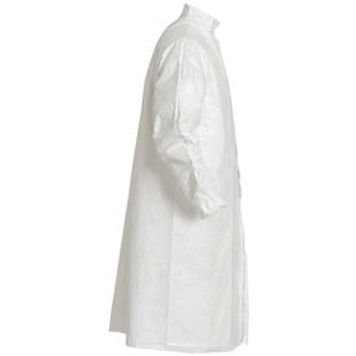 Lab Coat, Tyvek&reg; IsoClean&reg;, White, Small Planification Entrepots Molloy