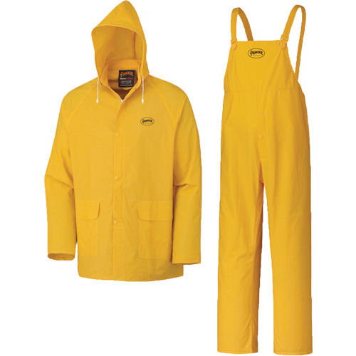 577 3-Piece Rain Suit, Polyester/PVC, 5X-Large, Yellow Planification Entrepots Molloy