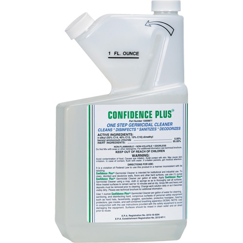 Confidence Plus Germicidal Respirator Cleaner, Liquid Planification Entrepots Molloy