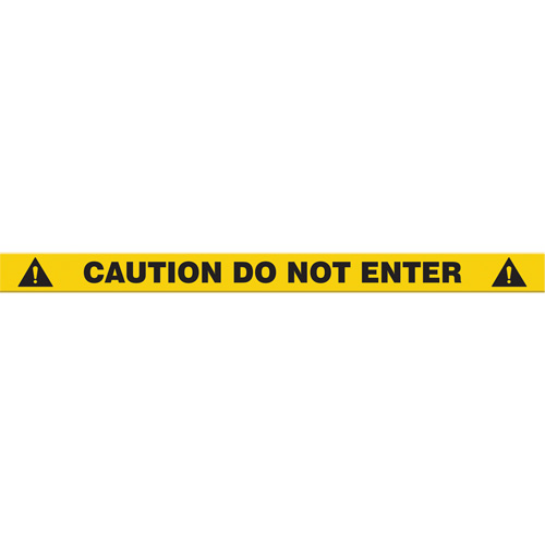 Tough-Mark Heavy-Duty Floor Marking, Rectangle, 48" L x 2" W, Yellow, Polyethylene Planification Entrepots Molloy
