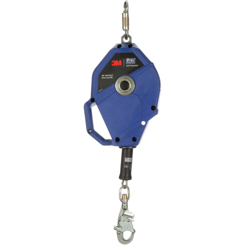 Smart Lock Self-Retracting Lifeline, 50', Stainless Steel, Swivel Planification Entrepots Molloy