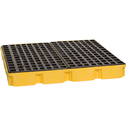 Modular Spill Platform, 60.5 US gal. Spill Capacity, 51.5" x 51.5" x 6.5" Planification Entrepots Molloy