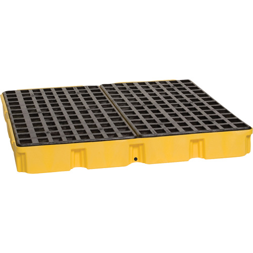 Plateforme de d&eacute;versement modulaire, Capacit&eacute; de d&eacute;versement 60,5 gal. US, 51,5'' x 51,5'' x 6,5" Planification Entrepots Molloy