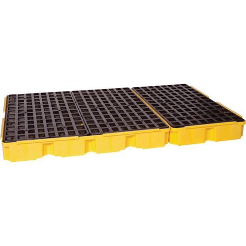 Modular Spill Platform, 88 US gal. Spill Capacity, 51.5" x 78.25" x 6.5" Planification Entrepots Molloy
