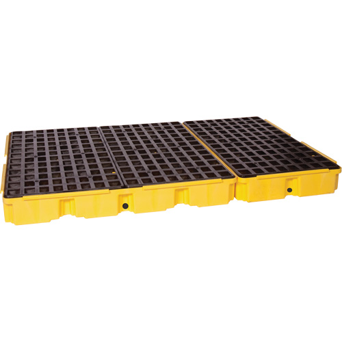 Modular Spill Platform, 88 US gal. Spill Capacity, 51.5" x 78.25" x 6.5" Planification Entrepots Molloy