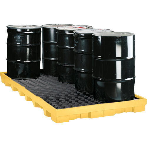 Modular Spill Platform, 121 US gal. Spill Capacity, 51.5" x 103" x 6.5" Planification Entrepots Molloy