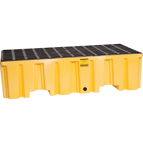 Spill Containment Pallet, 66 US gal. Spill Capacity, 26.25" x 51" x 13.75" Planification Entrepots Molloy