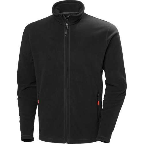 Fleece Jacket, Men's, 2X-Large, Black Planification Entrepots Molloy
