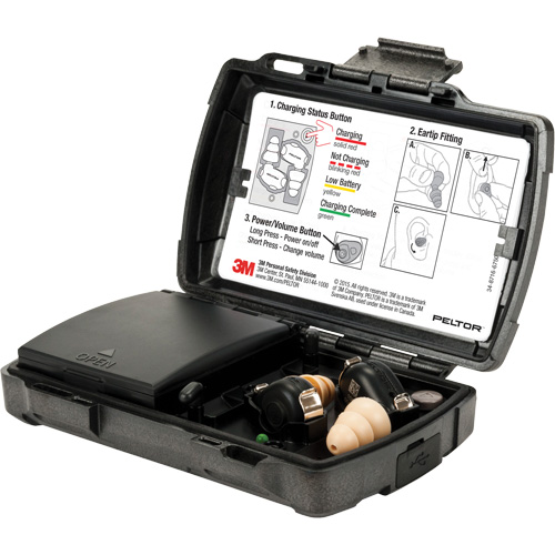 Trousse de bouchons d'oreilles Peltor Tactical TEP-200 Planification Entrepots Molloy