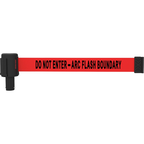 PLUS Banner Cassette, Do Not Enter - Arc Flash Boundary, 15', Red Tape Planification Entrepots Molloy