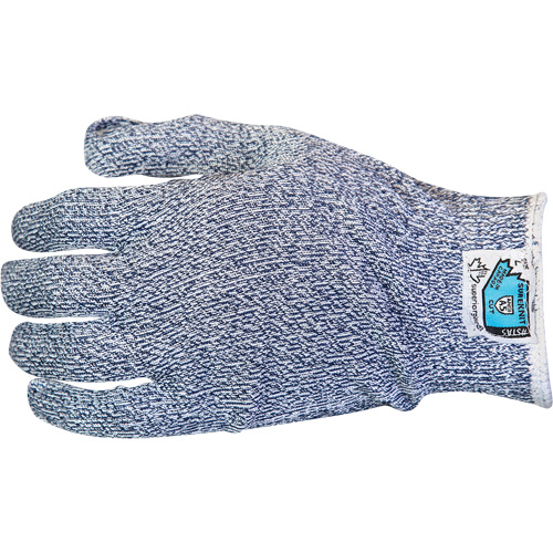 Sure Knit Cut-Resistant Glove, Size X-Small, 13 Gauge, HPPE Shell, ASTM ANSI Level A5 Planification Entrepots Molloy