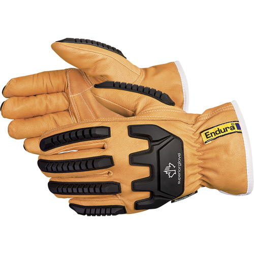 Endura&reg; Anti-Impact Driver's Gloves, X-Small, Grain Goatskin Palm, Thinsulate Inner Lining Planification Entrepots Molloy