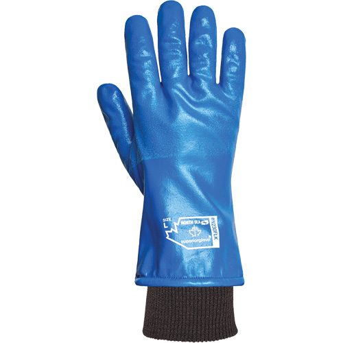 North Sea Winter Coated Gloves, Small, Nitrile Coating, Acrylic Shell Planification Entrepots Molloy