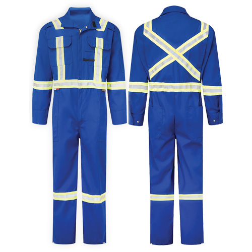 Nomex&reg;Essential 6 oz. Deluxe Coveralls, Size 34, Royal Blue Planification Entrepots Molloy