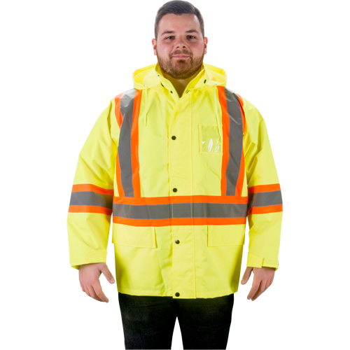 Imperm&eacute;able RZ1000, Polyester, 3T-Grand, Jaune lime haute visibilit&eacute; Planification Entrepots Molloy