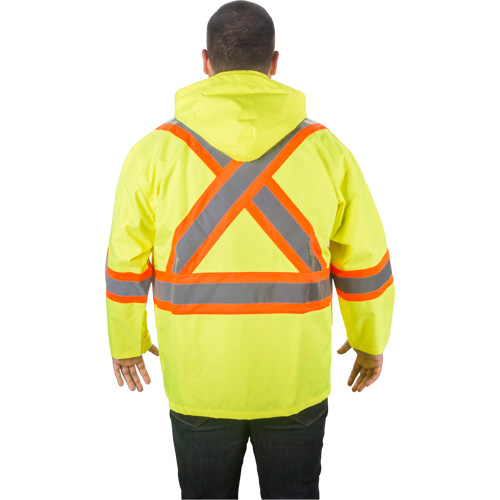 Imperm&eacute;able RZ1000, Polyester, 3T-Grand, Jaune lime haute visibilit&eacute; Planification Entrepots Molloy