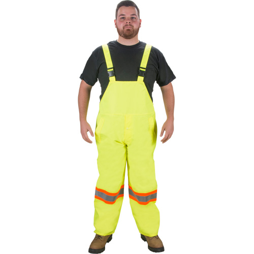 RZ1000 Rain Bib Pants, Polyester, Small, High Visibility Lime-Yellow Planification Entrepots Molloy