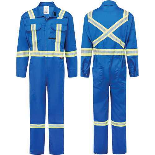 UltraSoft&reg; 9 oz. Deluxe Coveralls, Size 40T, Royal Blue Planification Entrepots Molloy