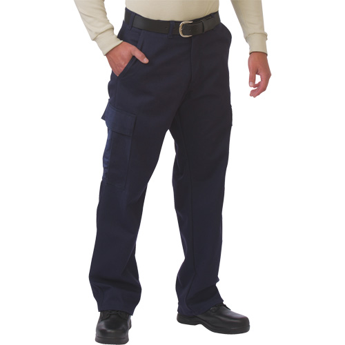 Pantalons cargo Westex UltraSoft, 30, x 36, Bleu marin, 12,4 cal/cm2 Planification Entrepots Molloy