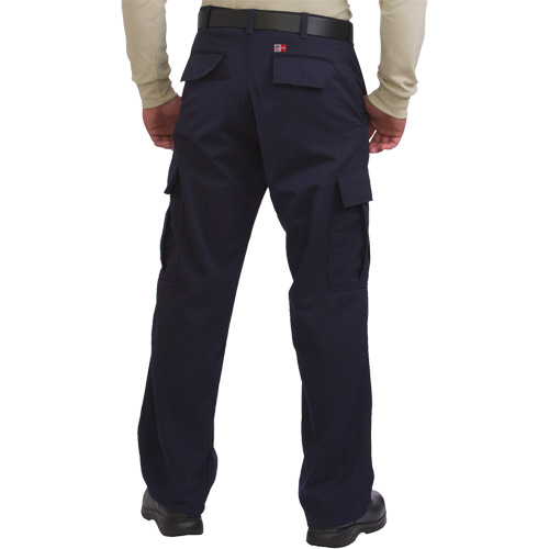 Pantalons cargo Westex UltraSoft, 30, x 36, Bleu marin, 12,4 cal/cm2 Planification Entrepots Molloy