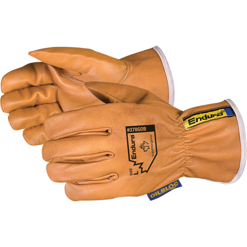 Gants de conducteur Oilbloc Endura, Petit, Paume en Cuir fleur de ch&egrave;vre Planification Entrepots Molloy