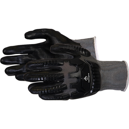 Gants de travail antichocs Dexterity, Petit, Paume en Synth&eacute;tique, Poignet Poignet en tricot Planification Entrepots Molloy