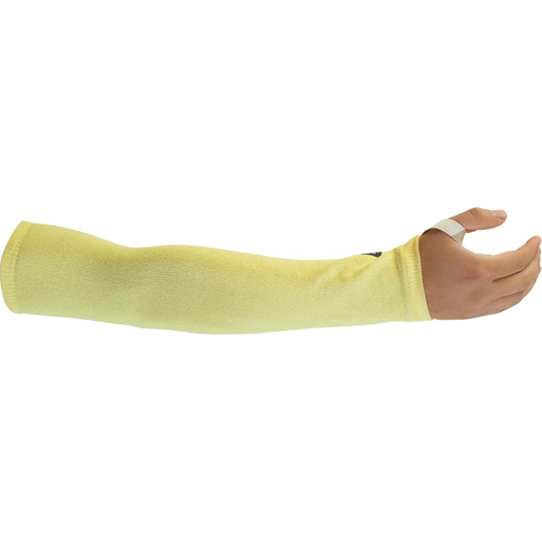 Cut-Resistant Sleeves, Kevlar&reg;, 14", ASTM ANSI Level A4, Yellow Planification Entrepots Molloy