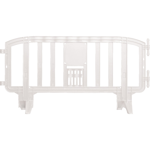 Movit Barricade, Interlocking, 78" L x 39" H, White Planification Entrepots Molloy