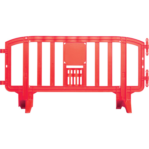 Movit Barricade, Interlocking, 78" L x 39" H, Red Planification Entrepots Molloy