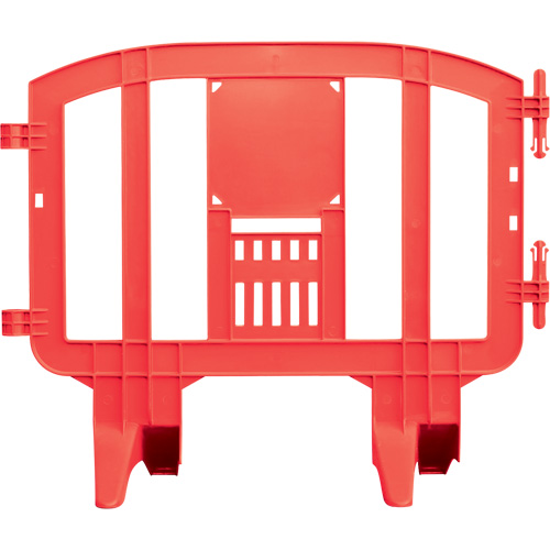 Minit Barricade, Interlocking, 49" L x 39" H, Red Planification Entrepots Molloy