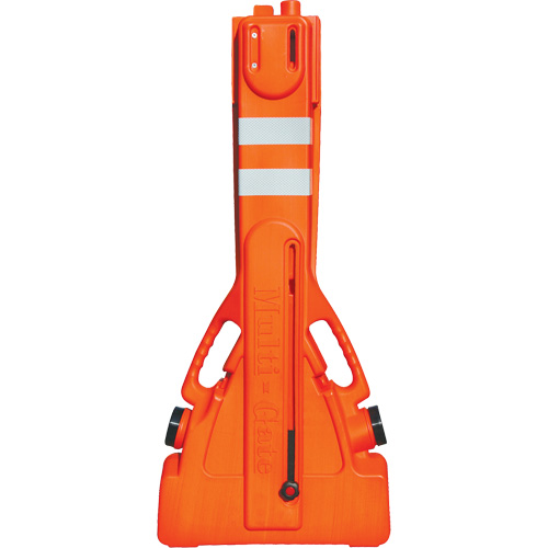 Multi-Gate Barricade, 43" H x 90" L, Orange Planification Entrepots Molloy