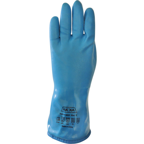 S022 Chemical-Resistant Gloves, Size 8, 11.8" L, PVC, Acrylic Inner Lining, Winter Weight Planification Entrepots Molloy
