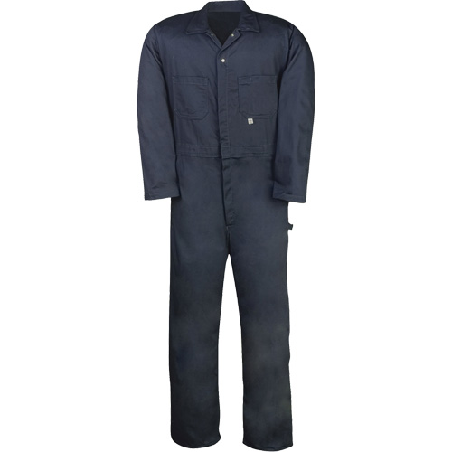 Twill Unlined Coveralls, Men's, Navy Blue, Size 36 Planification Entrepots Molloy
